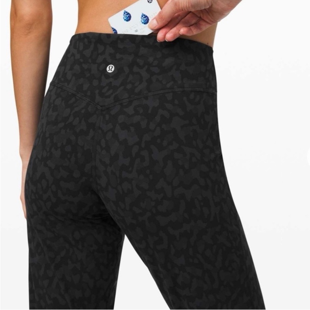 Lululemon Align Jogger Leopard Camo Print Size 6 - Picture 4 of 12